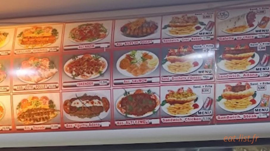 Grill Istanbul — carte page 1