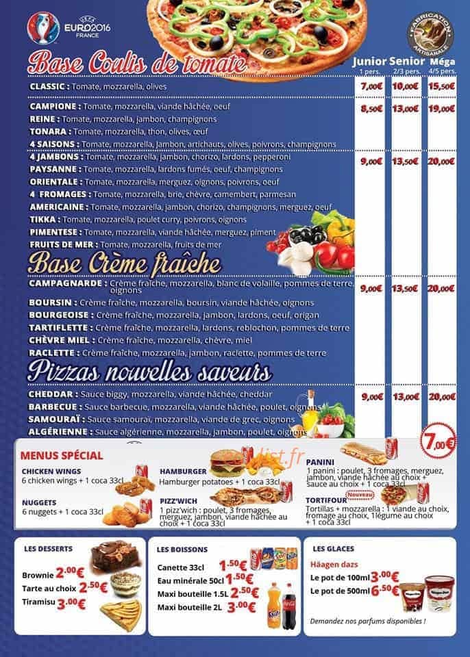 O'resto — carte page 1