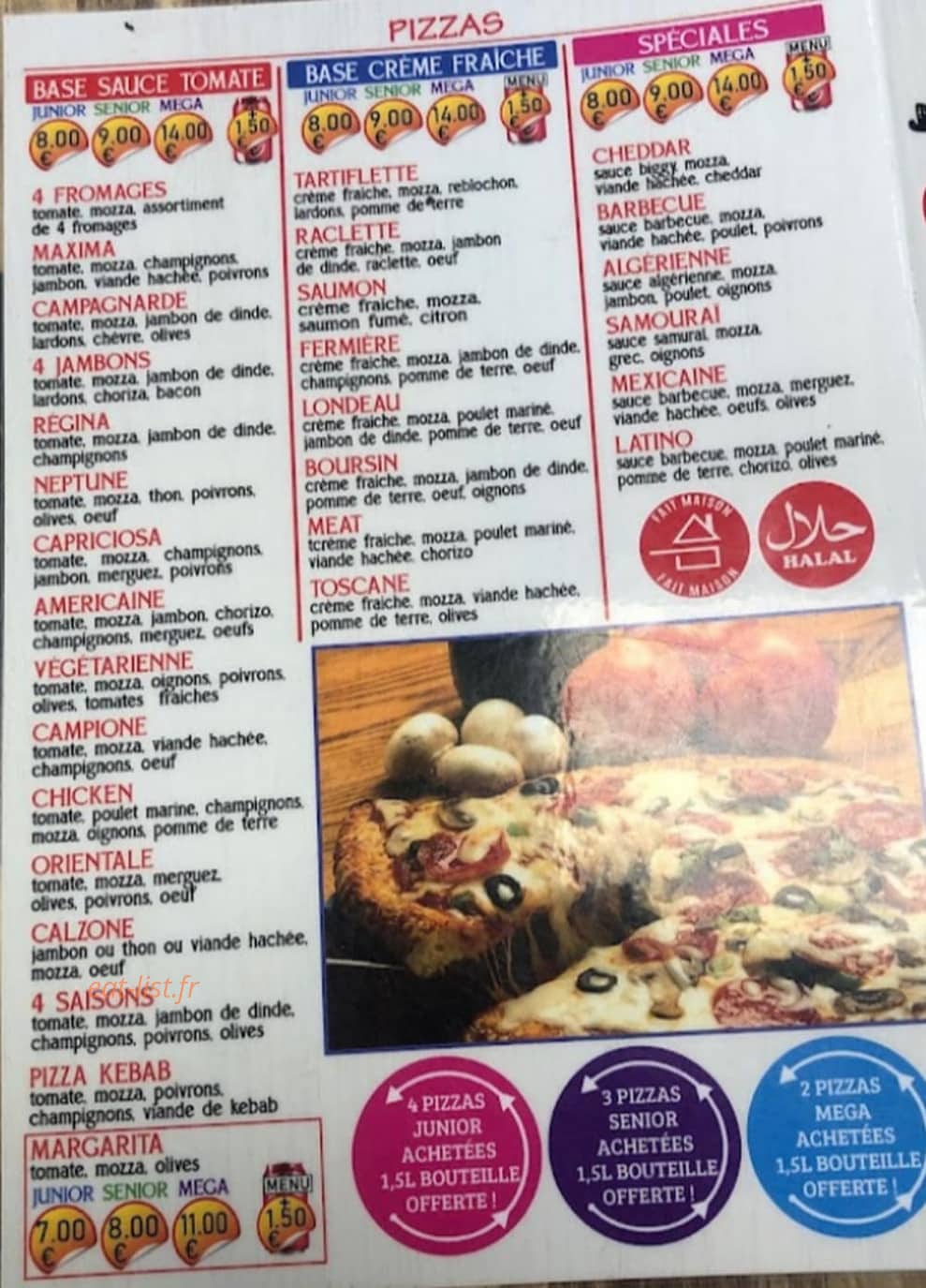 pizza kebab istanbul — carte page 3
