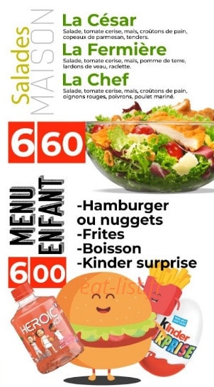 Thaïs burger — carte page 2