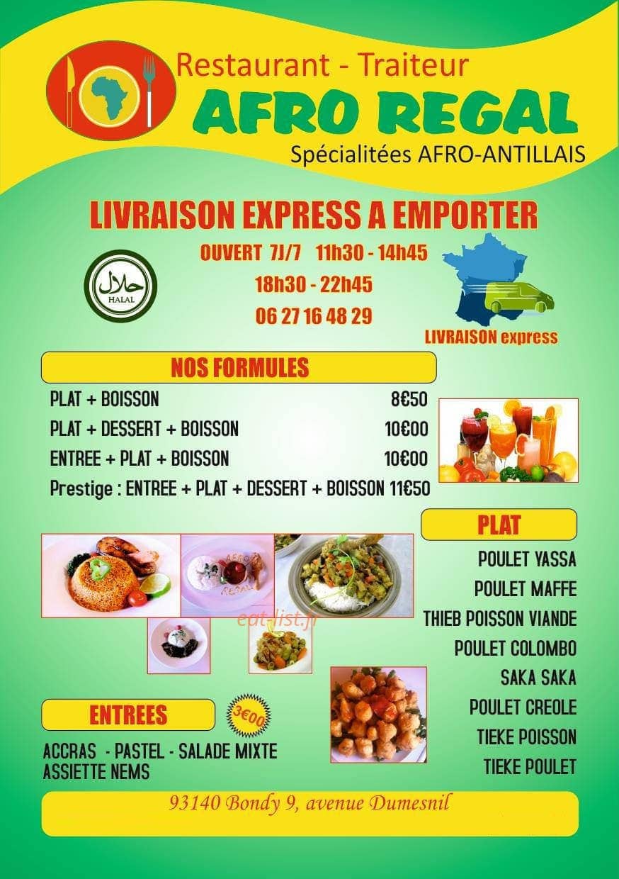 Afro regal — carte page 1