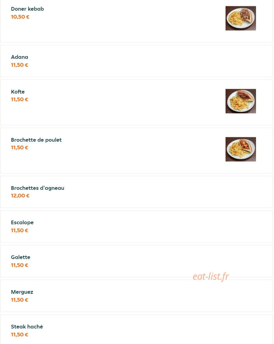 Chez Alice — carte page 5