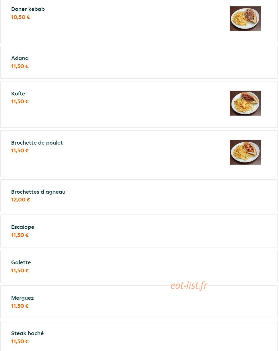 Chez Alice — carte page 4