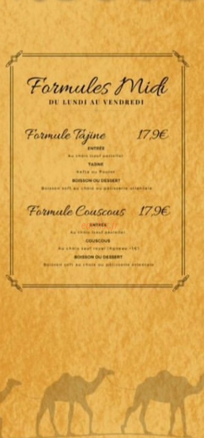 Dar Mocco — carte page 1