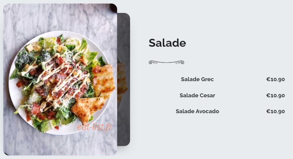 G13 burger — carte page 3