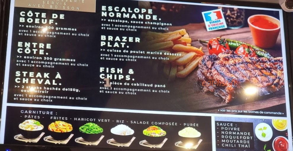 Hy's café — carte page 7