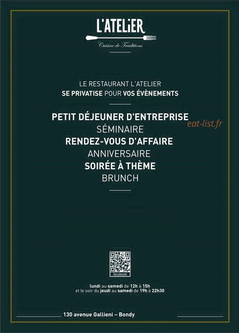 L'Atelier — carte page 5