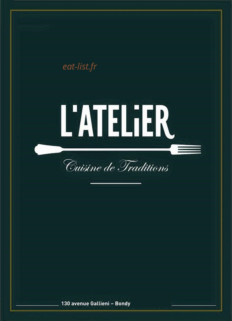 L'Atelier — carte page 1