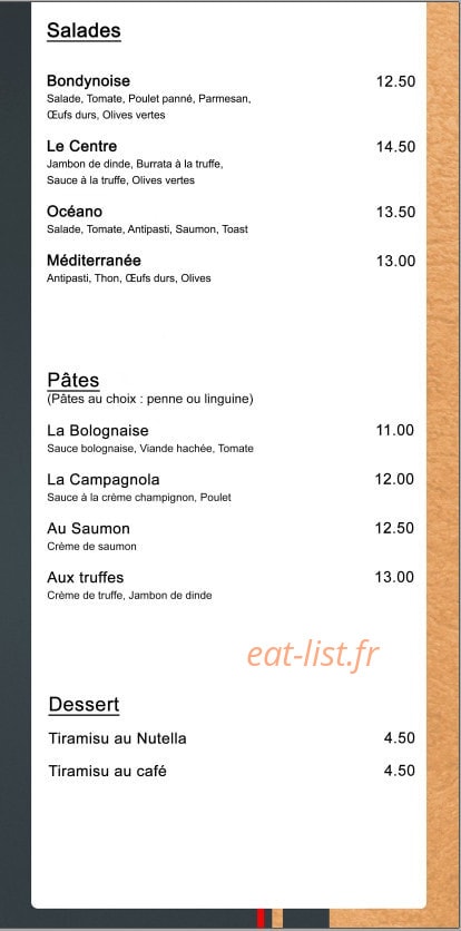 Le Centre — carte page 2
