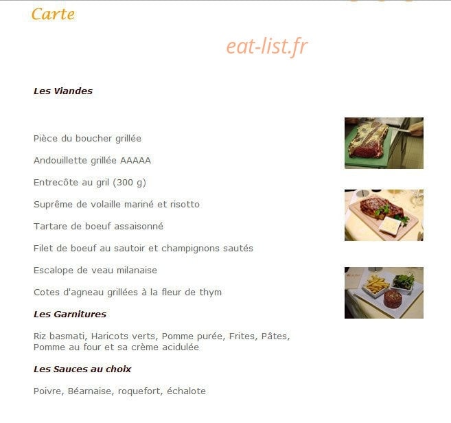 Le Chêne — carte page 5