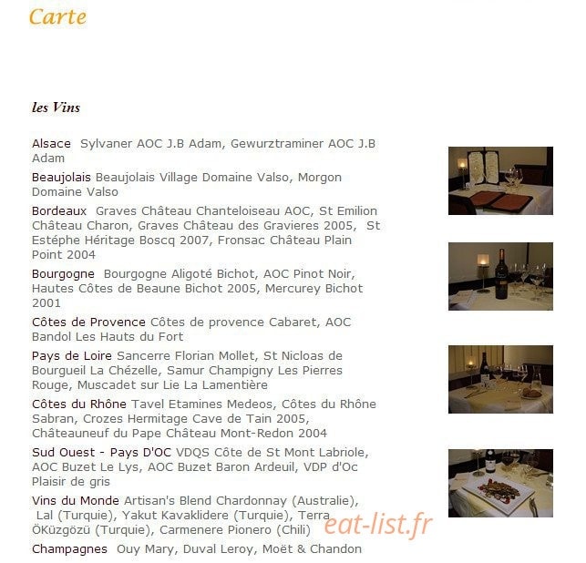 Le Chêne — carte page 7
