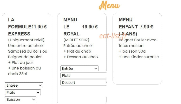 Le Royal — carte page 10
