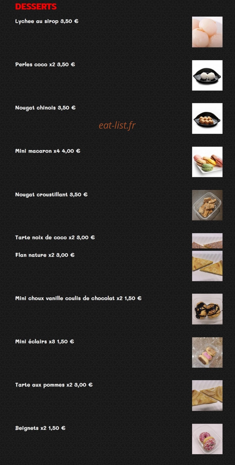 Plancha grill — carte page 9