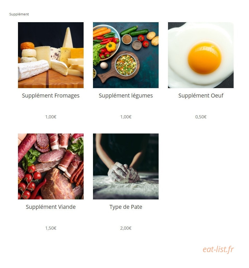 Pretty Pizza — carte page 5
