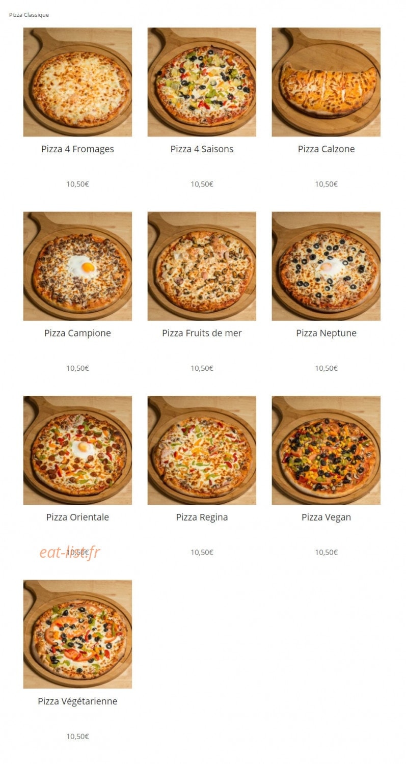 Pretty Pizza — carte page 2