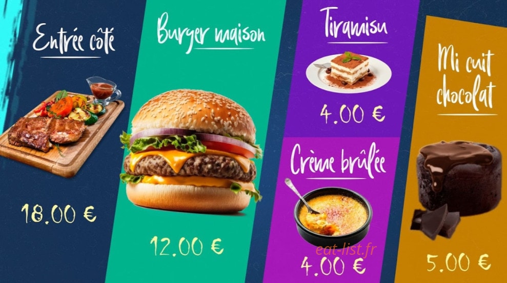 Queen of pizza — carte page 1
