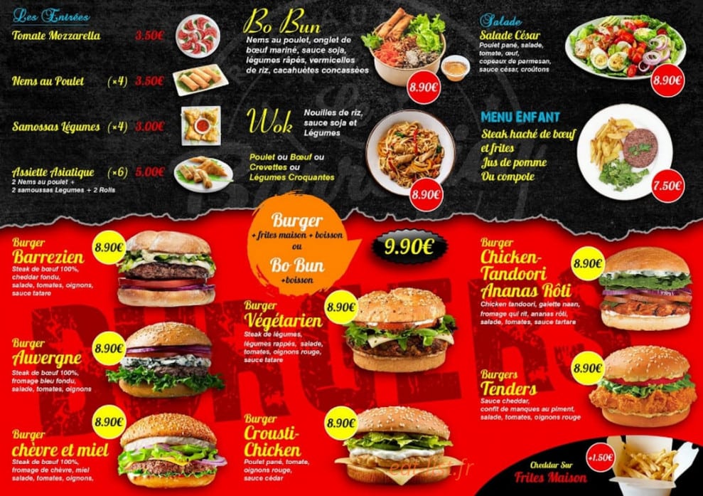 Restaurant Indien — carte page 2
