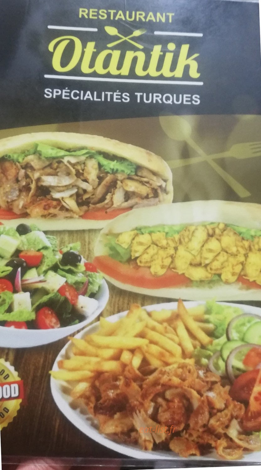 Restaurant Otantık — carte page 1