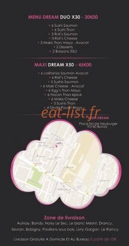 Sushi Dream — carte page 6