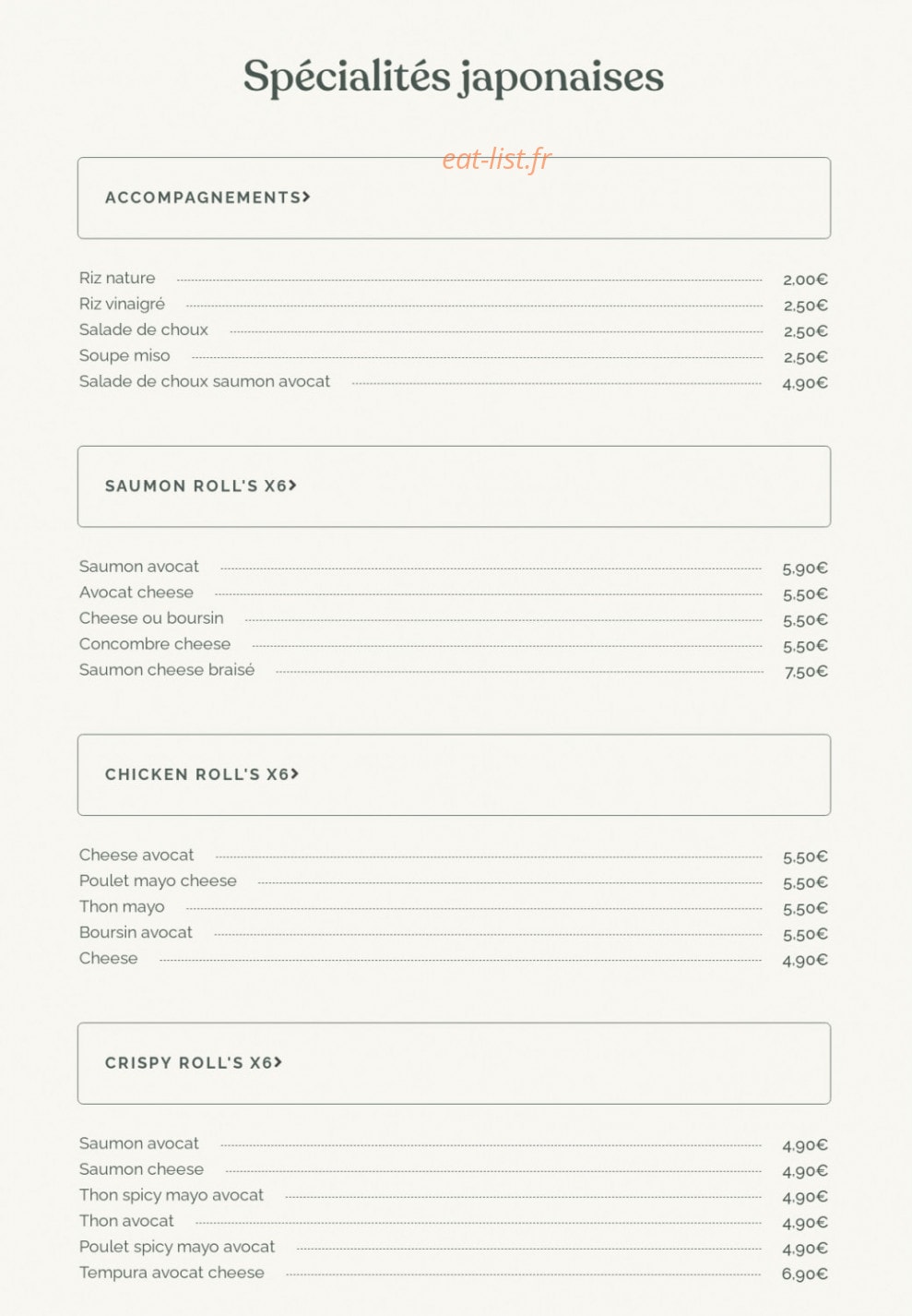 The Place — carte page 3