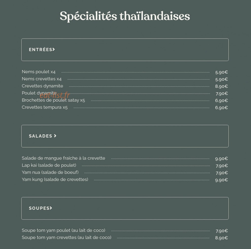 The Place — carte page 1