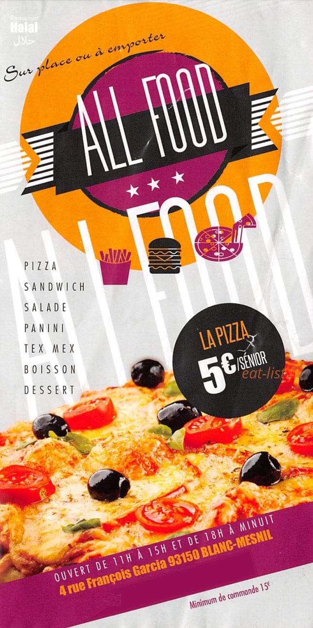 all food — carte page 1