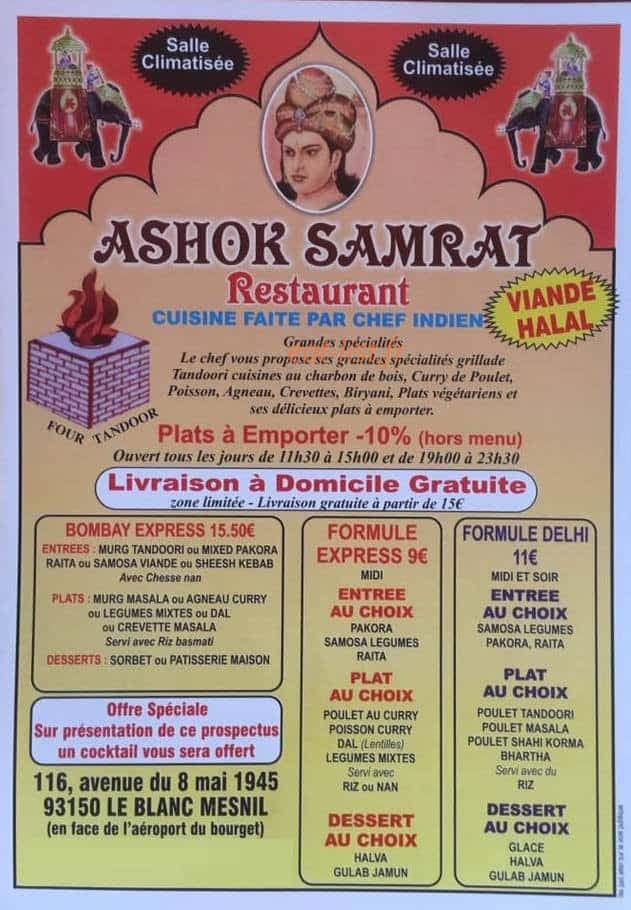 Ashok Samrat — carte page 1