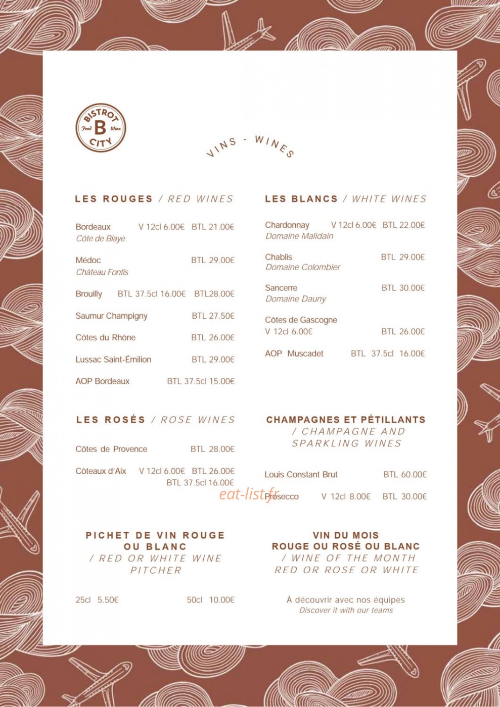 Bistrot City Le Bourget — carte page 4