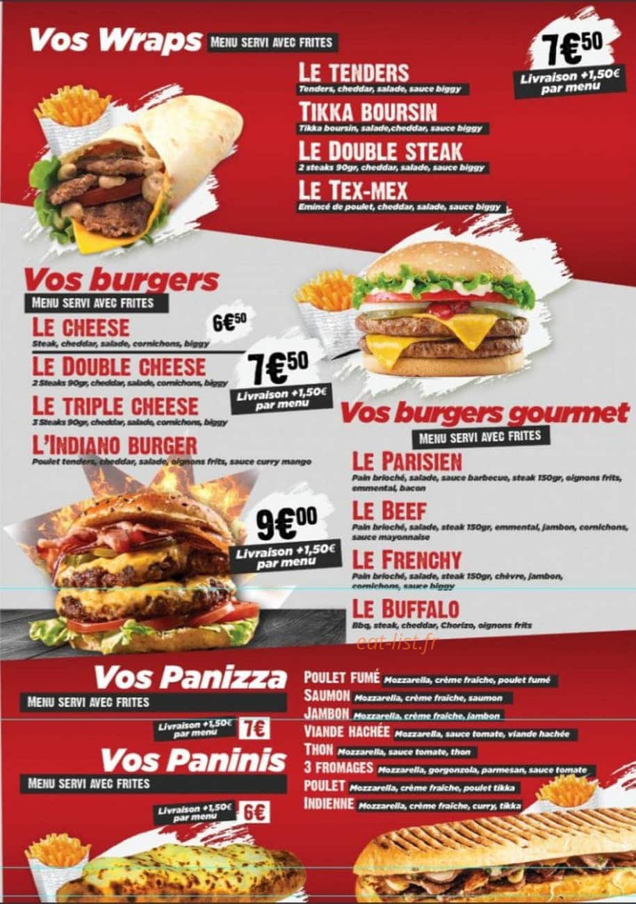 Delice Pizza — carte page 4