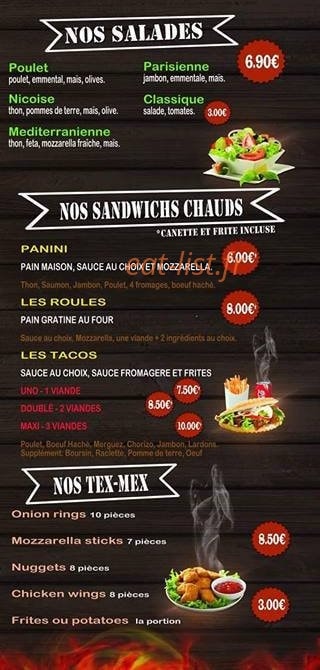 Le Blanc Coq — carte page 6