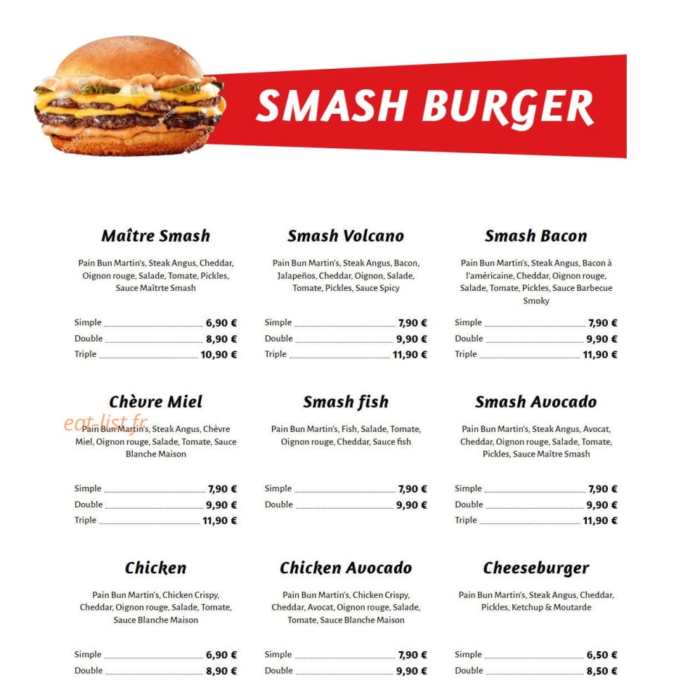 Maitre Smash — carte page 2