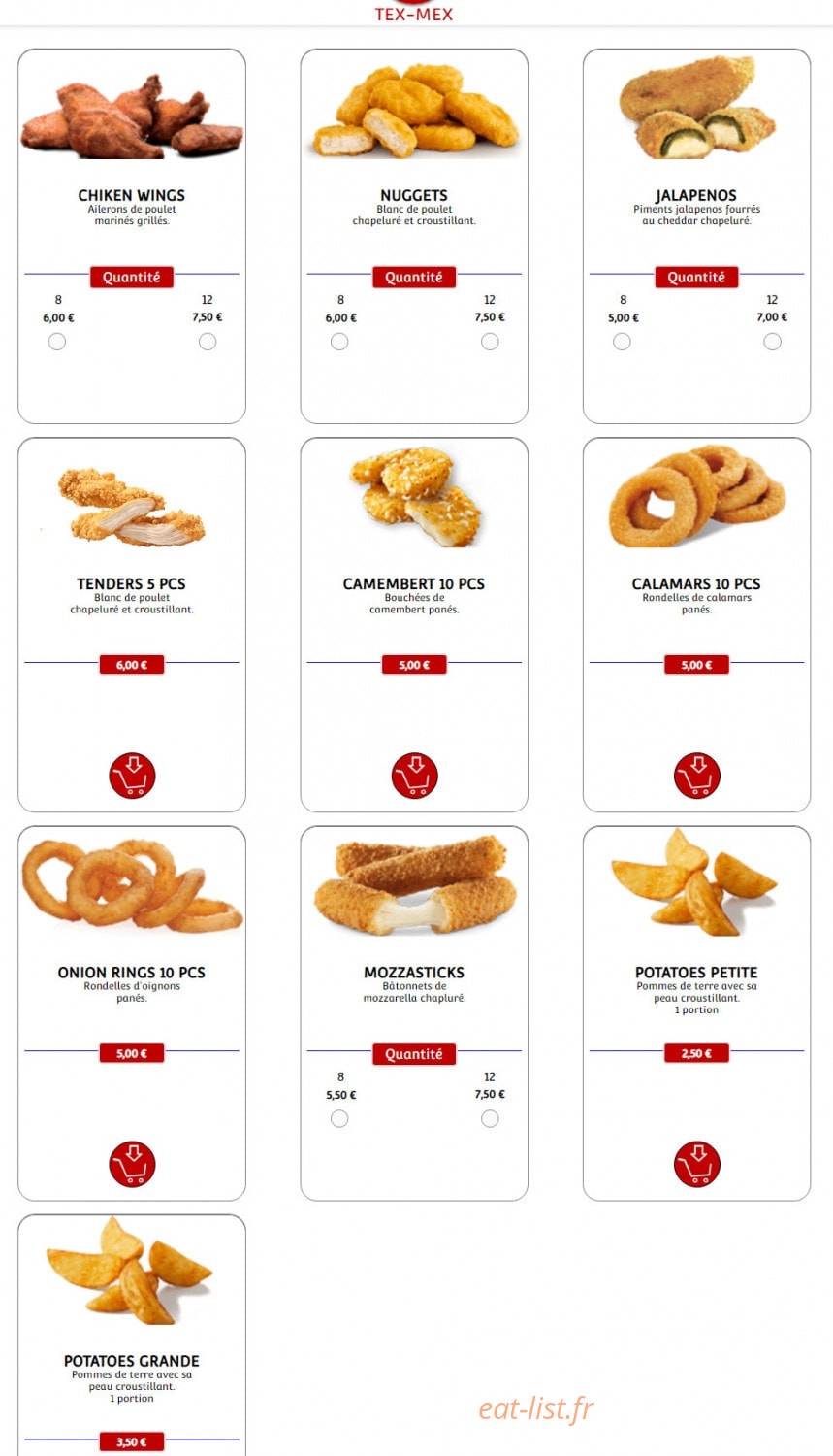 Pizza Vegas — carte page 9