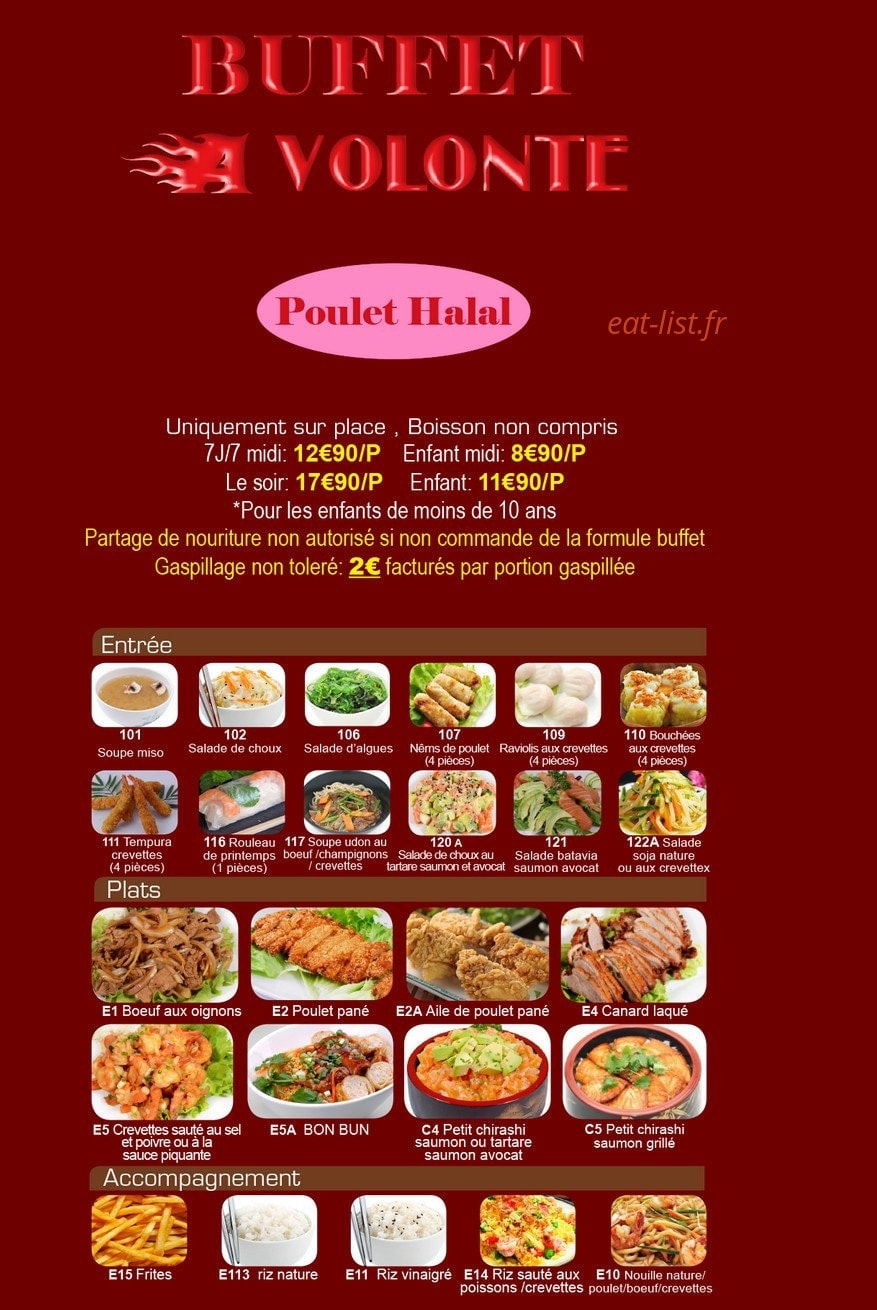 Sushi Royal — carte page 16
