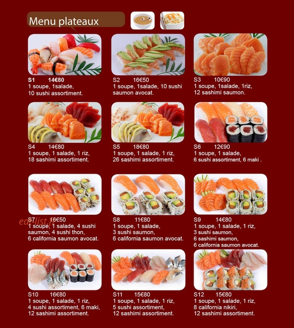 Sushi Royal — carte page 11