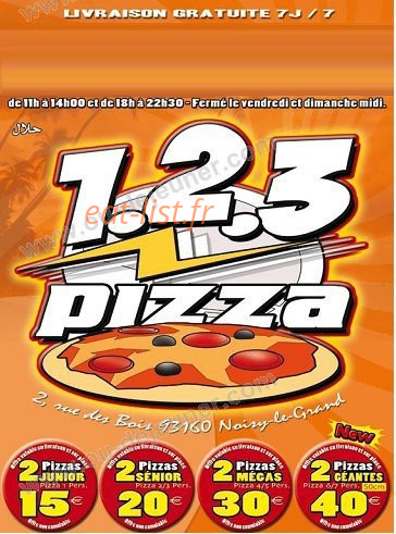 1.2.3 Pizza — carte page 1