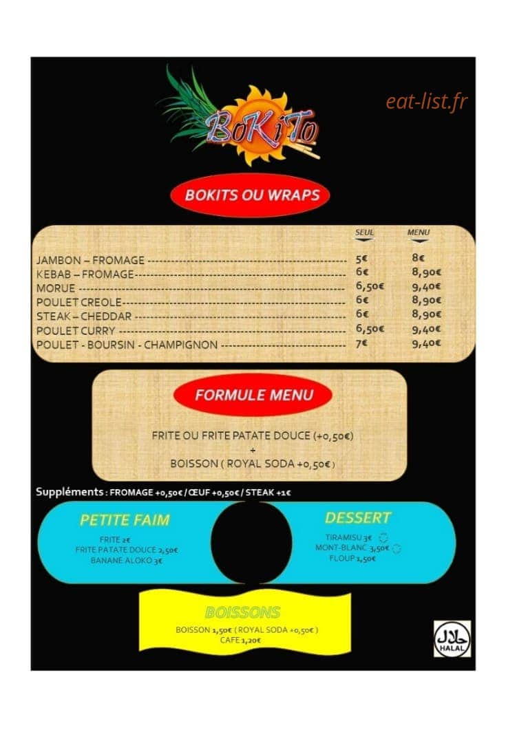 Bokito — carte page 1