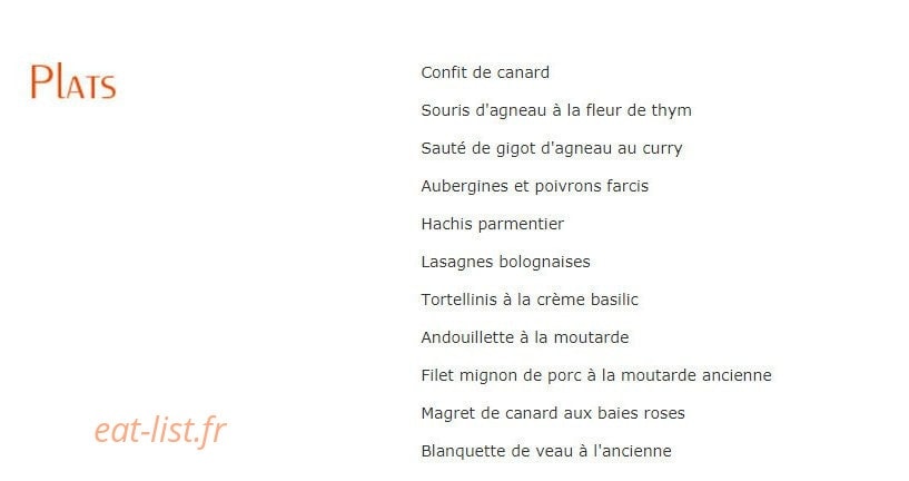 Café des arts — carte page 3