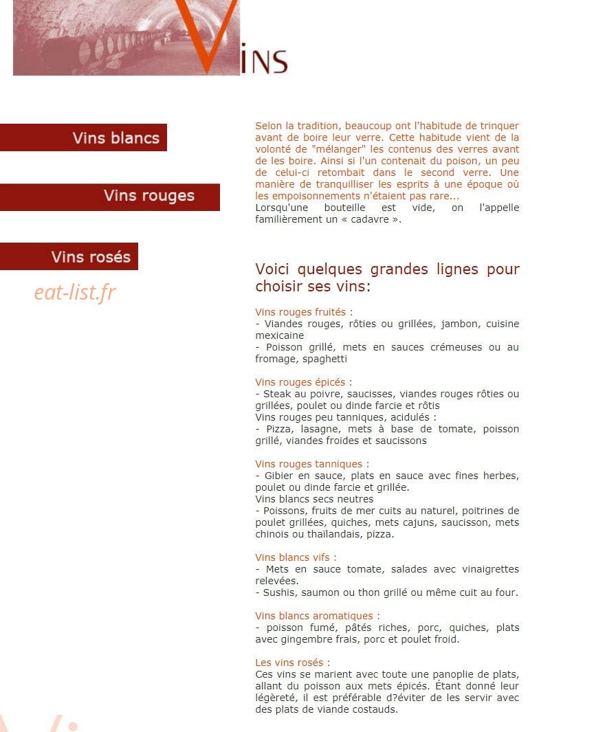 Café des arts — carte page 5
