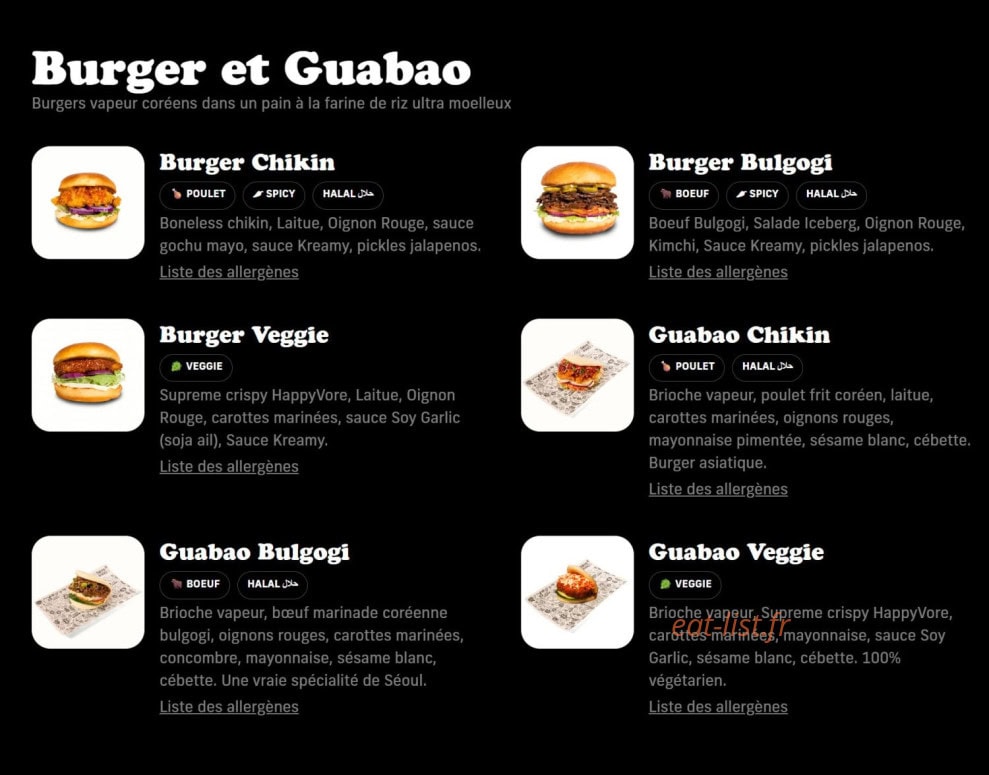 Chikin Bang — carte page 3