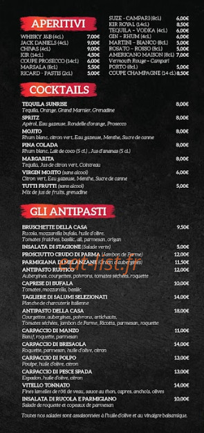 La Casa — carte page 2