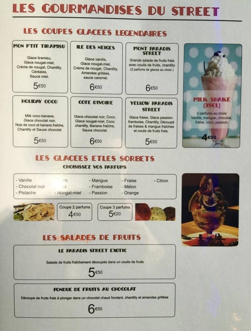 Le paradis street — carte page 1