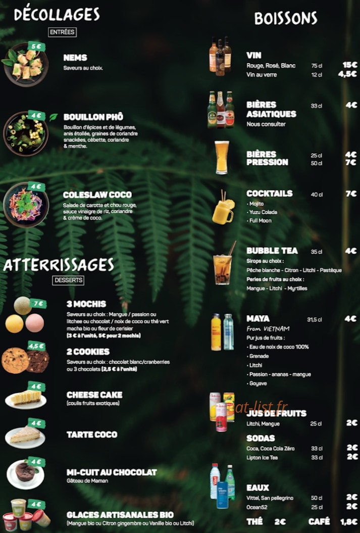 My Little Warung — carte page 2