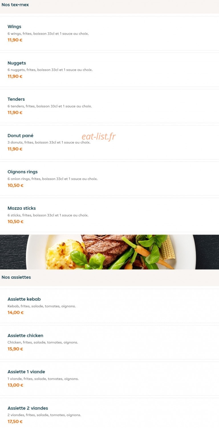 Noisy Food — carte page 4