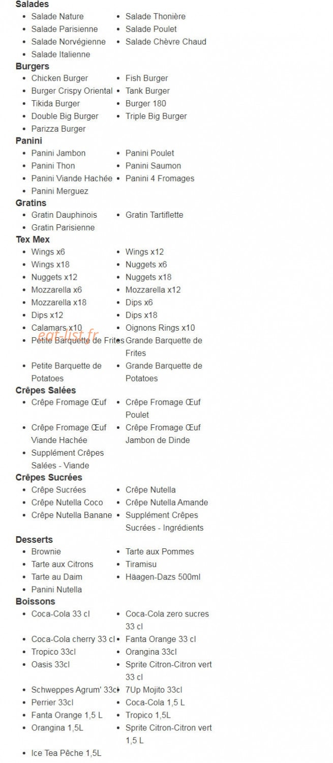 Parizza — carte page 3
