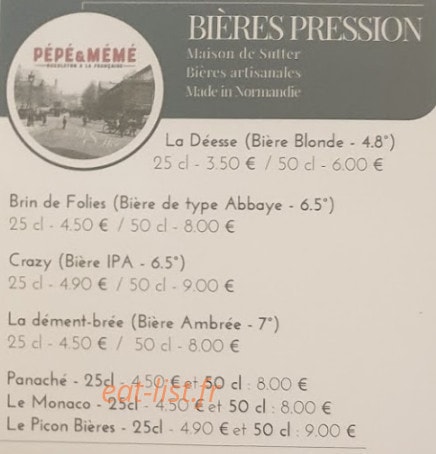 Pépé et Mémé — carte page 11