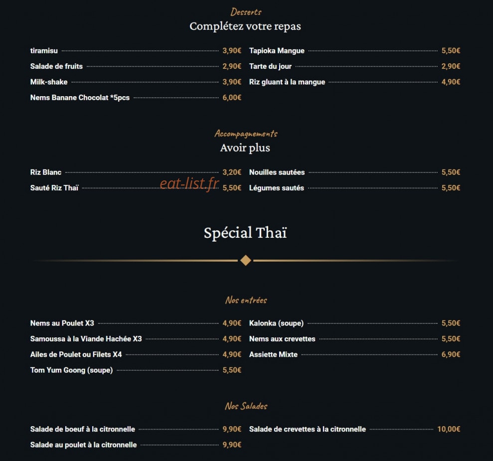 Red&Cook — carte page 2