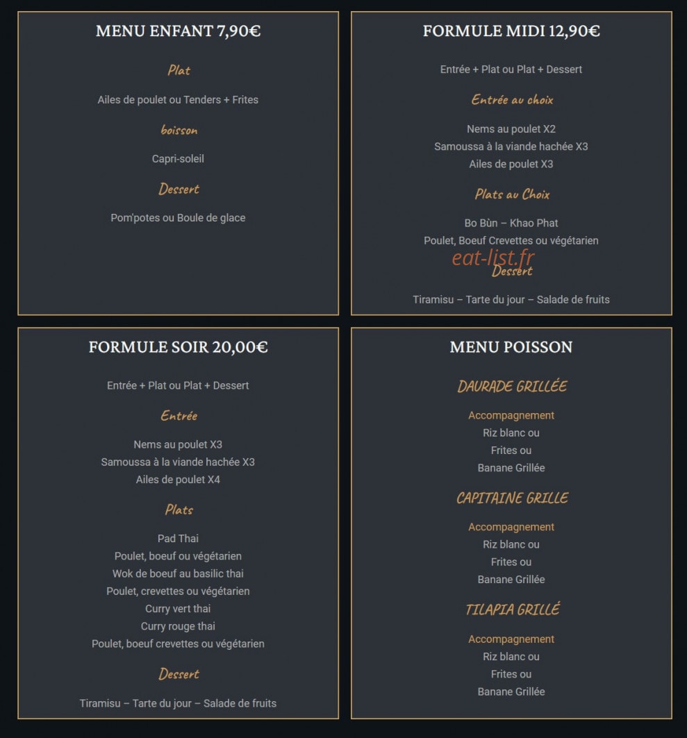 Red&Cook — carte page 3