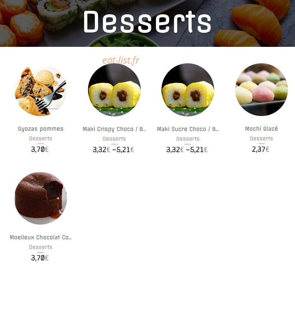 Sush'in The Box — carte page 9