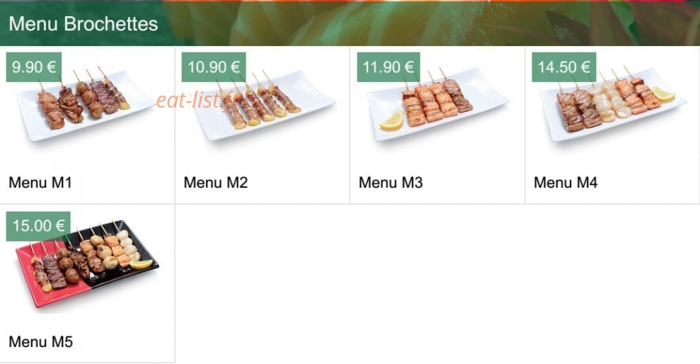 Sushi Izu — carte page 19