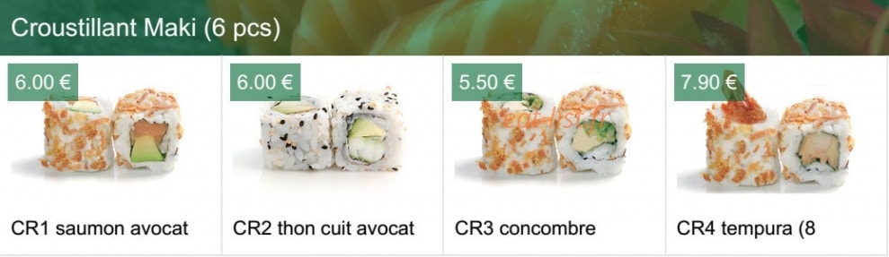 Sushi Izu — carte page 6